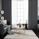 ผ้าม่านกั้นห้องใหญ่สุด ทึบกันแสง UV ผ้าใยสังเคราะห์โพลีเอสเตอร์ ขนาด 200 x 240 ซม.